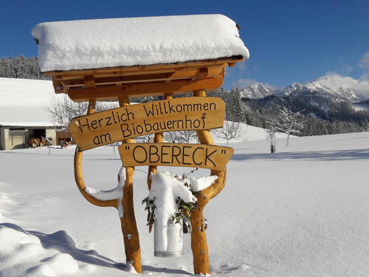 Ferienwohnung Biobauernhof Obereck Göstling an der Ybbs Exterior foto